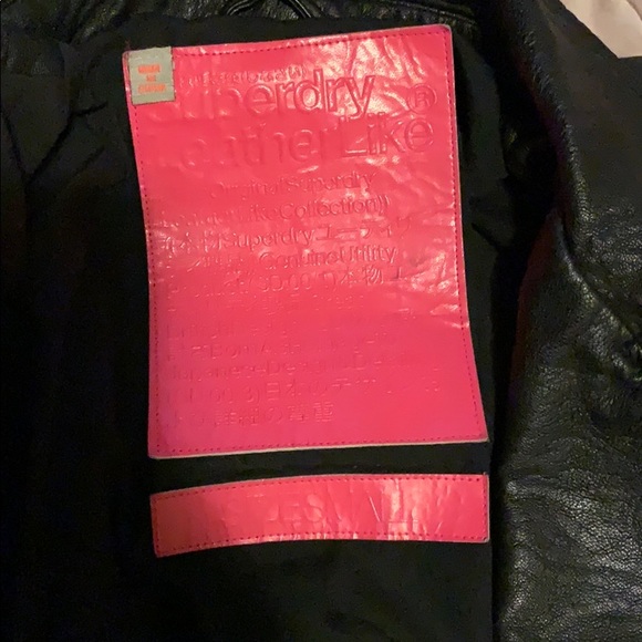 Superdry leather jacket. Great condition. - Picture 2 of 4